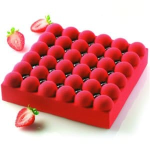 Bubble 1400 Silikonform med ingjutna bollar