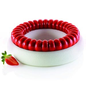 Kit Symphony - Tredelad silikonform för tårtor. - från Italienska Silikomart