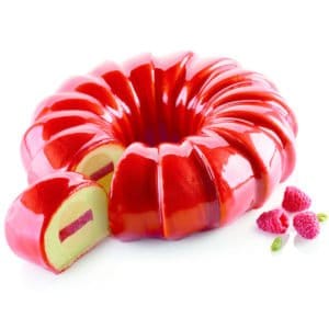 Kit Red Tail - tredelad silikonform för tårtor från Silikomart