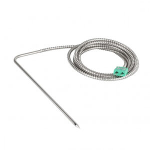 ETI Smokehouse penetration probe Isticksgivare Typ K. Professionell isticksgivare för grill, BBQ och rökskåp. Armerad kabel och temperatur upp till 350°C.