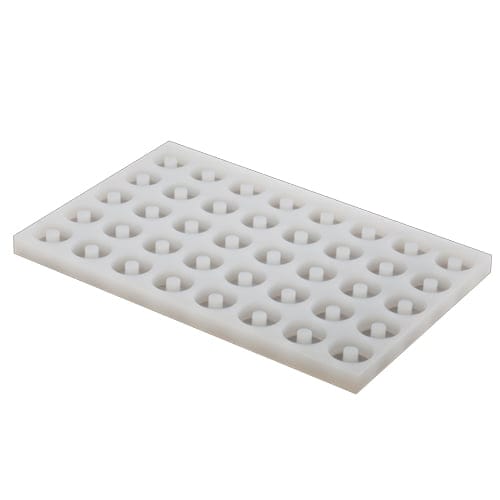 Mini Ring - Vit silikonform med 40 ringar/hjul