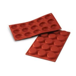 SF044 Flan Mould 30ml - silikonform från Silikomart