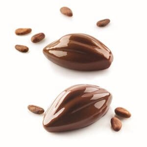 Cacao 120 kakaofrukt från Silikomart Professional är en unik sammansättning av formar för att skapa 3D kopior av kakaofrukt