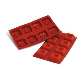 SF082 Big Square Savarin 73ml - från Silikomart - Söders gourmet