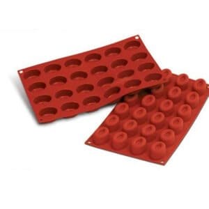 SF083 Small Oval Savarin 16ml silikonform från Silikomart Söders gourmet