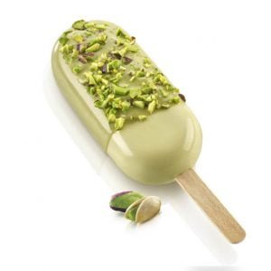 Glassform Magnum 3D 76ml - GEL14 är en form i silikon från Silikomart Professional för att gjuta 12st tredimensionella magnumglassar
