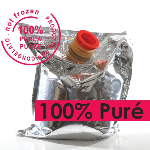 Svartvinbärspuré 100% svarta vinbär 1500g – fruktpuréer i världsklass förpackning