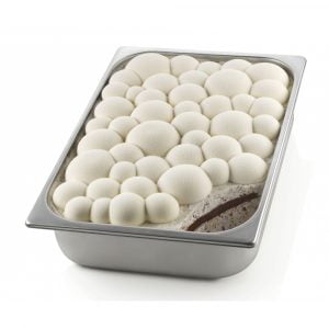 Kit Bubble Gelato Topp - vacker topping för gelato displayfrysen - 332mm x 232mm x h18mm Vol. Total: 1120ml - Silikomart professional
