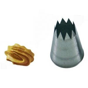 Tyll Rund stjärna öppen Ø10mm för spritspåse - BS110 - Söders gourmet