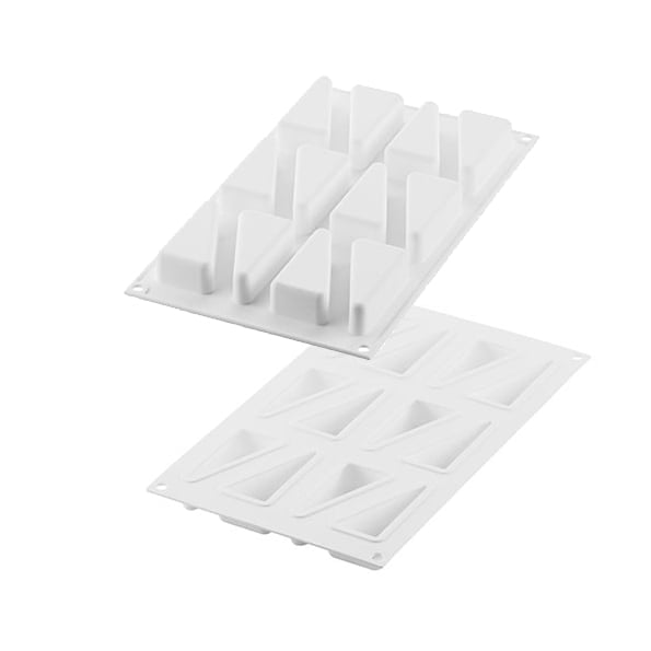 Stora formen: Kit Cake to Go 45 - Silikonform - 75mm x 38mm x 23mmKit med två silikonformar och utstickare Volym: 95ml Antal gjutningar: 12 Totalvolym: 1140ml