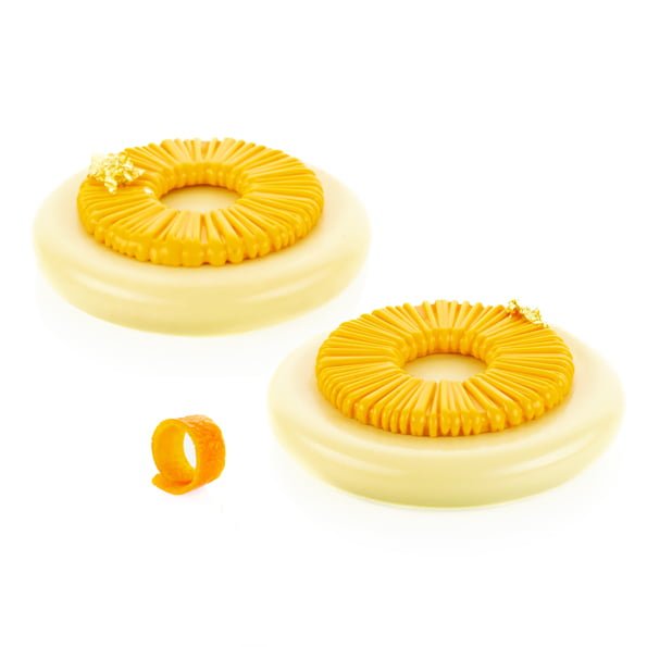 TULÙ 24ml Silikonform för dekoration Ø75mm x 8mm Mått: Ø75mm x 8mm Volym: 24ml Gjutningar: 6st Totalvolym: 144ml - Silikomart Professional