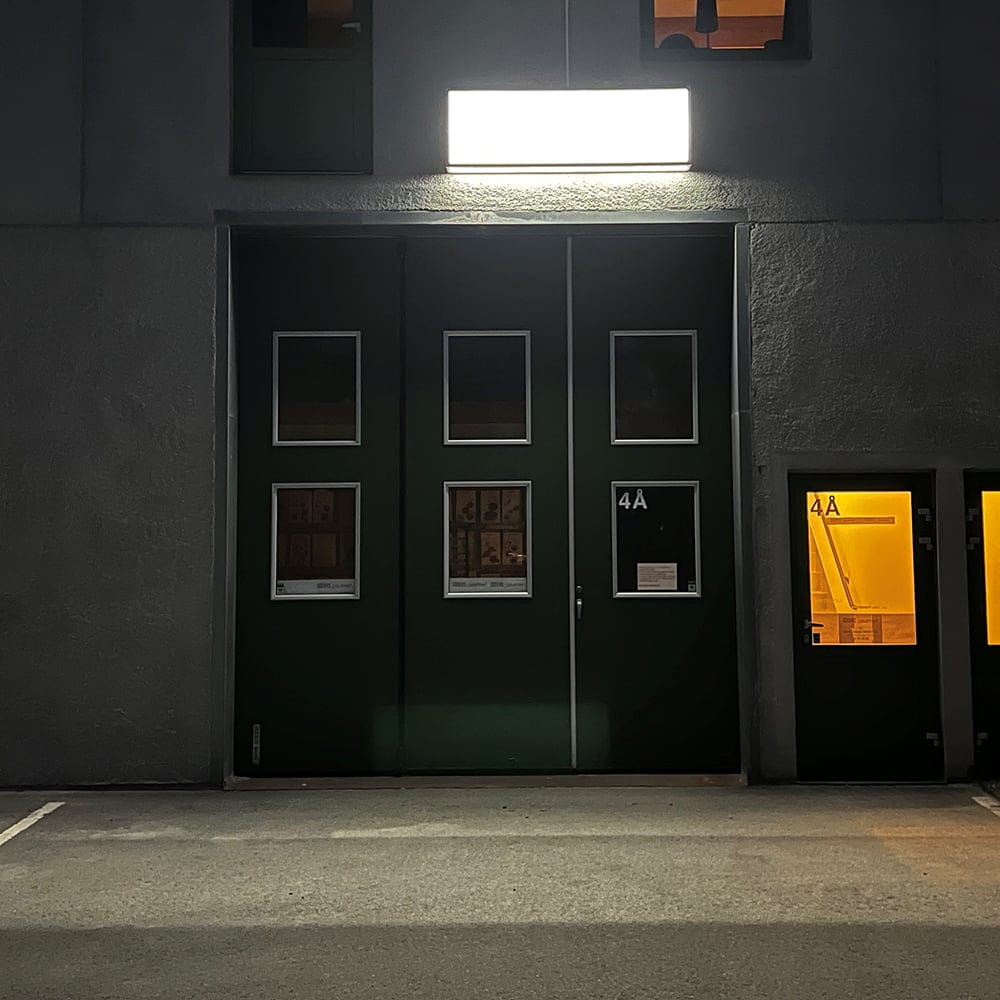 Lagerbutik och showroom