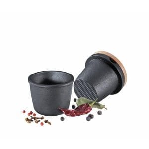 ZASSEN - Mortel förvaringsburk 2-delar m trälock