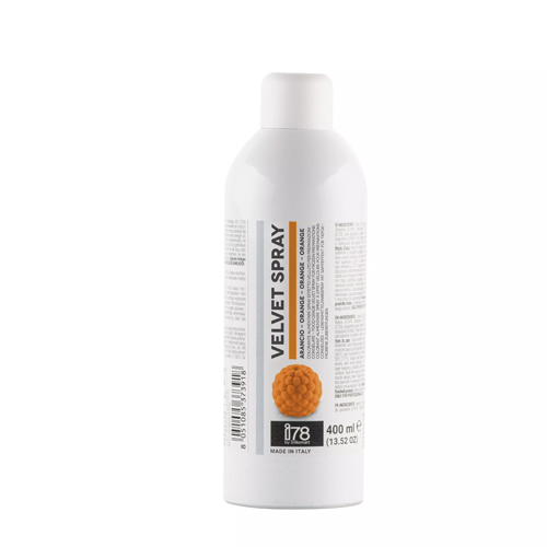 VELVET SPRAY Orange 400 ML – kakaosmörsspray för desserter